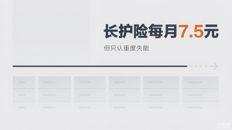 长护险每月7.5元，但只认重度失能